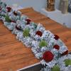 Decorative Rattan Garland Long-Lasting High-Density Flocked Garland Snowfall Ornaments High-Density Christmas Decorative Rattan