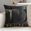 Alternative DDeftonesS Cushion Cover Breathable and skinfriendly linen pillowcase square removable and washable cushion