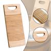 Bamboo Clothes Scrub Board Manual Tool for Home Laundry Use