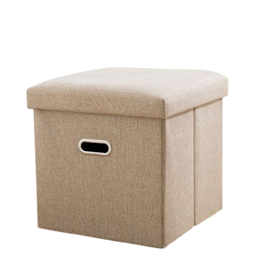 Large-Capacity Shoe Changing Stool Foldable Storage Footrest Fashion Storage Stool  Foot Rest