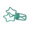 100pcs Star   Clips for Student Cute Cartoon Strong Clamping Force Sturdy Metal Paper Clamps for Account Tickets