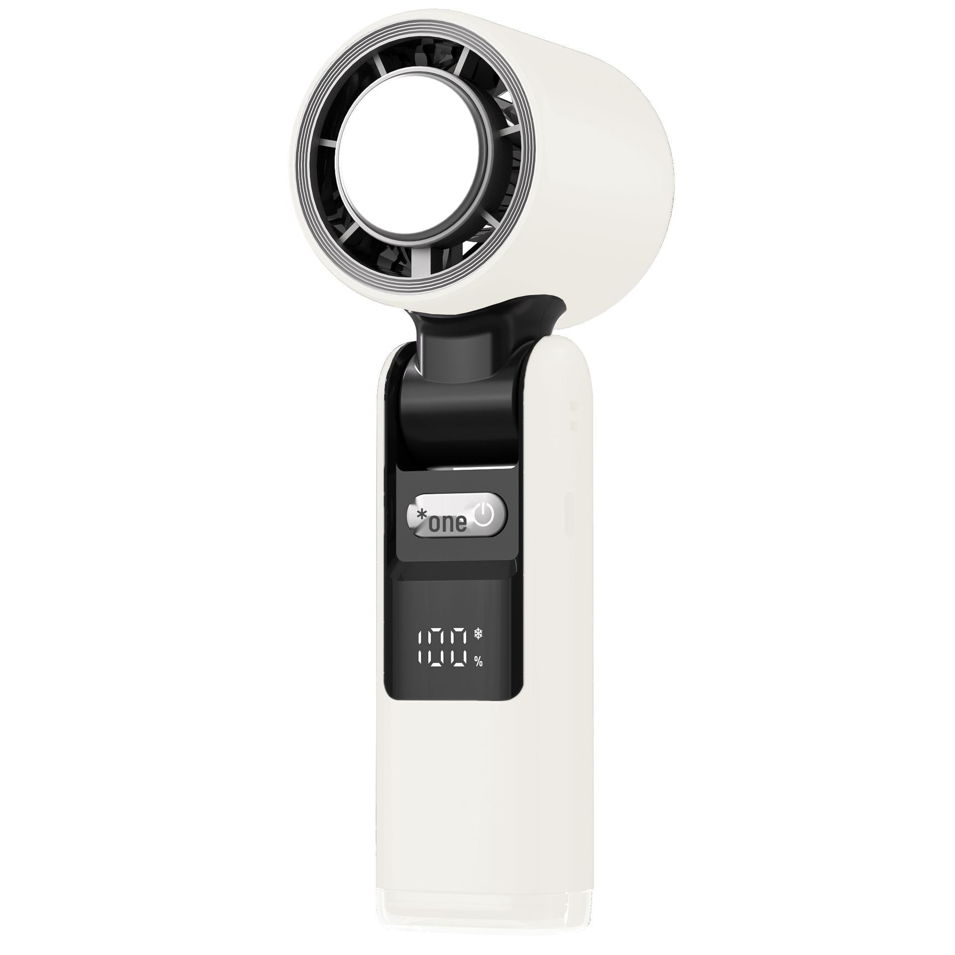 100-Speed USB Rechargeable Mini Portable Turbo Fan - Handheld and Desktop 183*60*60