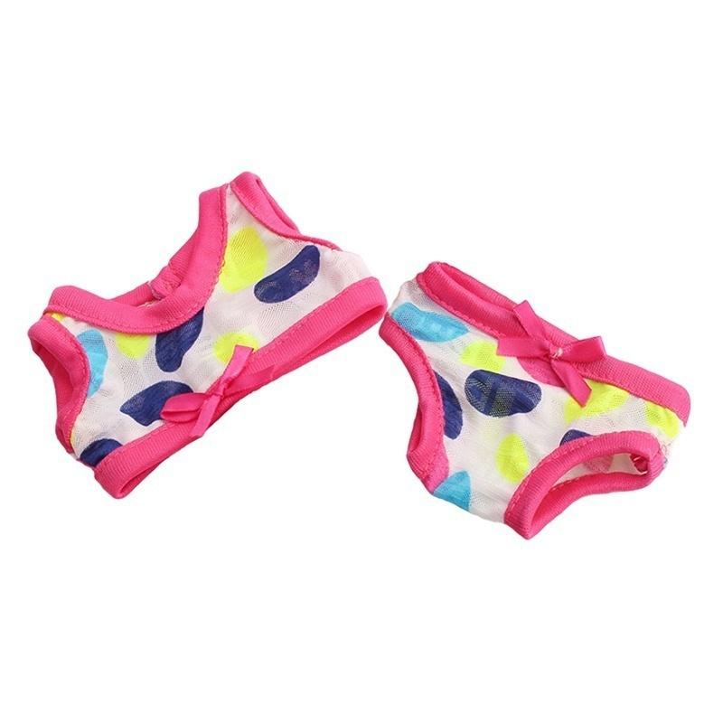 Summer Clothes Swimming Doll Clothes Swimwear Bathing Suit Bikini Fit 18 Inch Girl Doll Clothes