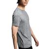 On Round Neck Pullover Short Sleeve T-Shirt Men Tops Gray 1ME10431732