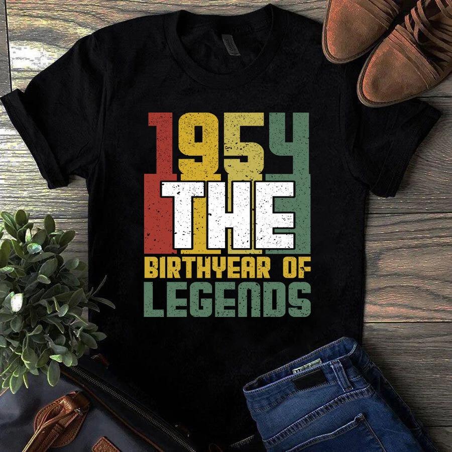 Men s and Women s T-shirts 1954 The Birthyear S