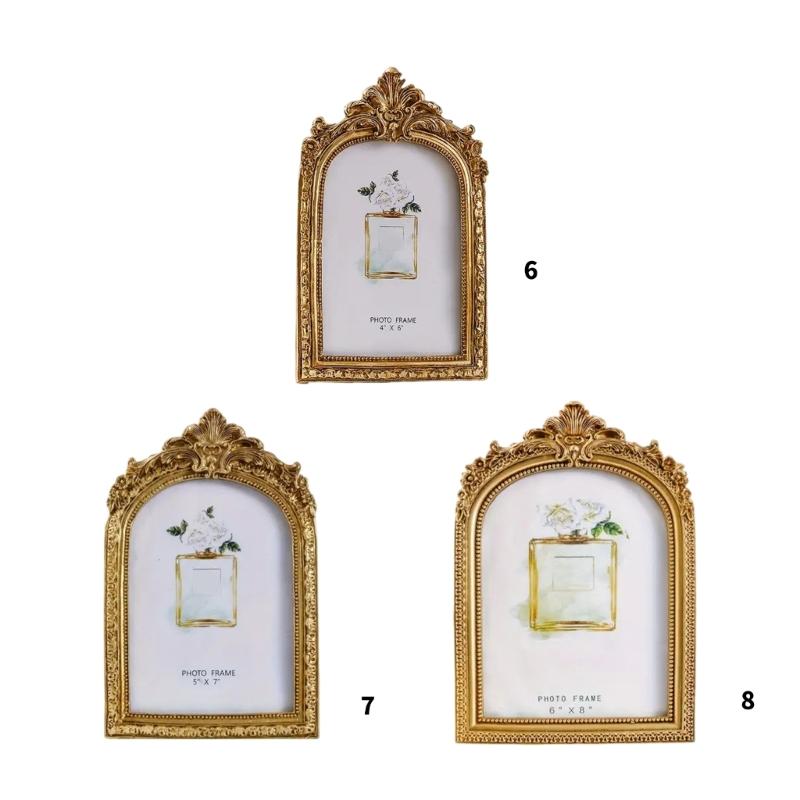 Ornamentals Resins Pictures Frame In Arched Design For Displaying Cherishing Memories