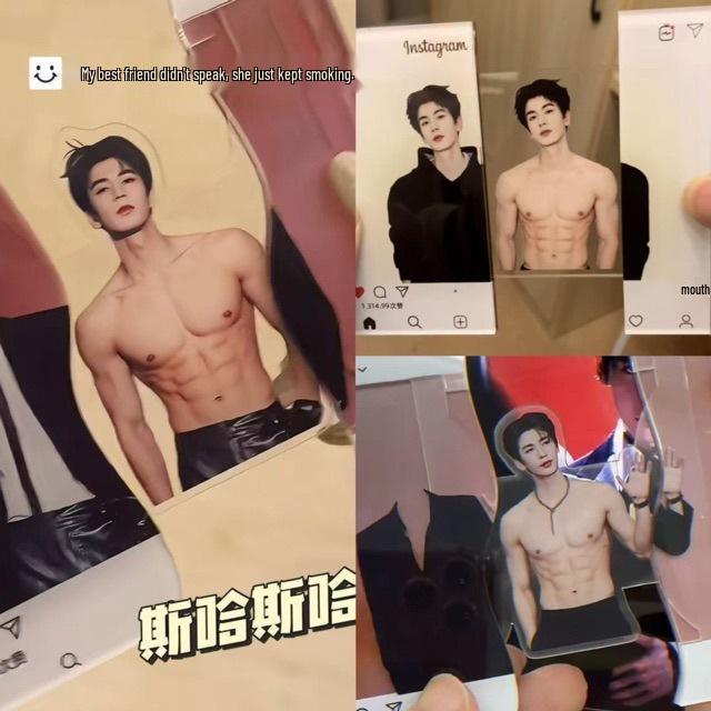 DIY Zhang Linghe Acrylic Keychain - High-Value Fan Gift & Decoration