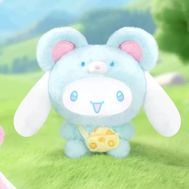 TOPTOY Cinnamoroll Tierparty Serie Vinyl Plüsch Trendiges Spielzeug Figur Schreibtisch Dekoration Plüschtier Geschenk für Erwachsene