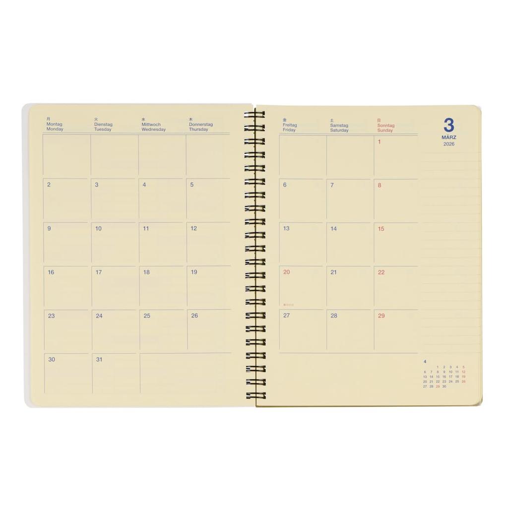 DELFONICS Rollbahn Diary 2026-2027 Yasuyuki TAKAKI A5