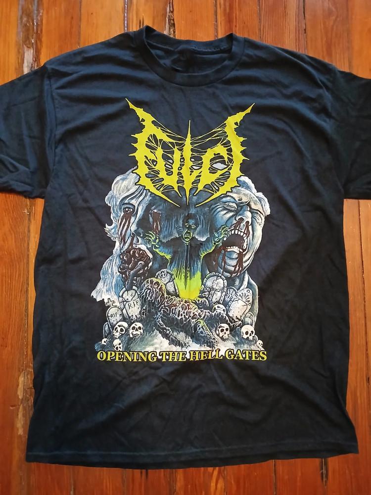 

Fulci Band Opening The Hell Gates Gift For Fan Black All Size T-Shirt Tops Tee 3XL