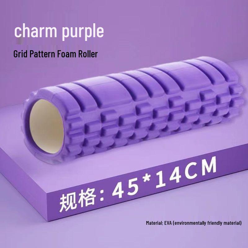 Foam Roller for Muscle Massage, Relaxation, Slimming Legs, Yoga, Beginner Fitness, Wolf Teeth Design.