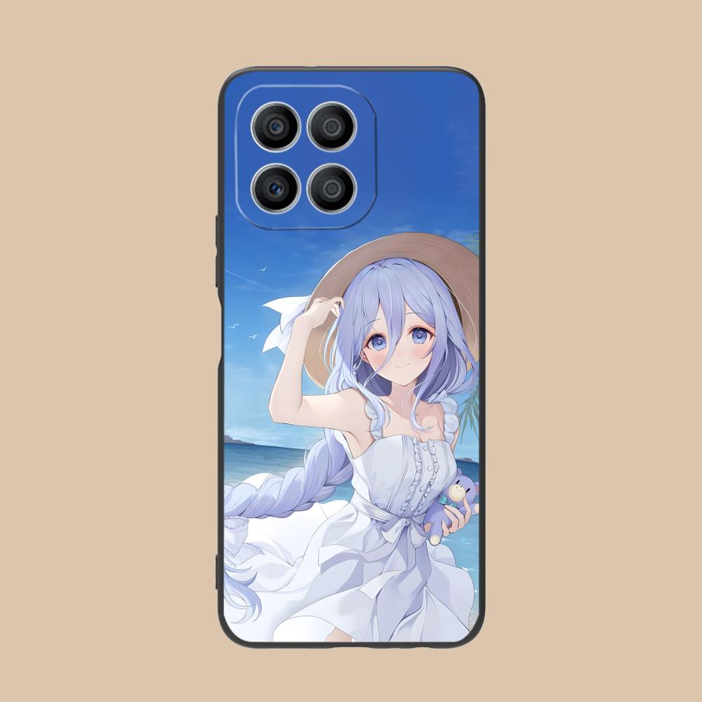 Date a Live Mio Takamiya Matte Mobile Phone Case for Honor 90 80 70 60 50 30 20 10 9 8 7 Pro S SE Lite 5G Colorful Printing