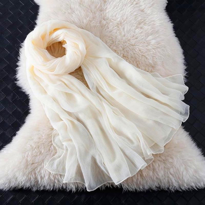 

Crocodile Pattern Imitation Silk Scarf: Korean-Style Beach Shawl and Sunscreen Towel for Women 150*185 CM червоний