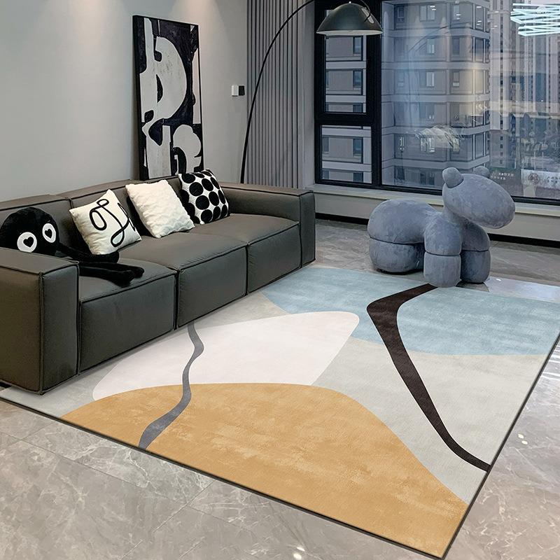 

Скандинавская геометрия Большой ковер для зоны Мягкий Противоскользящий и износостойкий Используется для внутренних и наружных ковриков Гостиная Спальня 40X60CM