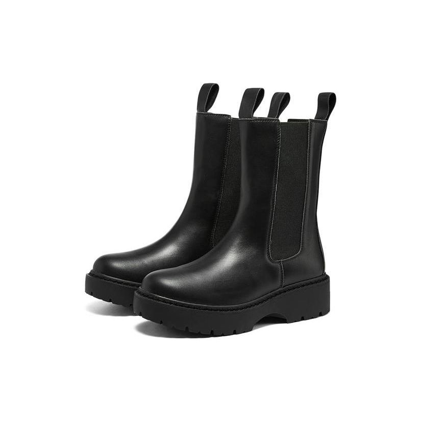 Skechers Mid Top Slip On Martin Boots Women boots Black 167343-BBK
