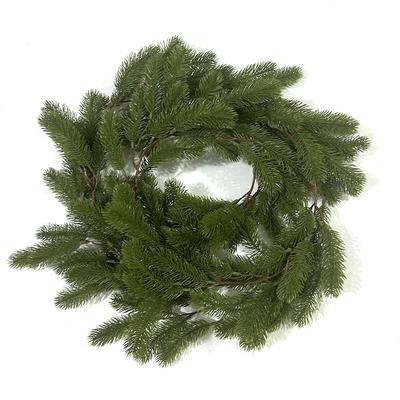 Simulación Planta Verde Aguja de Pino Ratán Colgante de Pared, Ratán Colgante de Plástico Artificial Decoración Hogar Navidad Centro Comercial