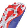 Adidas Predator Club FxG Soccer Unisex Lucid Red Size Cleats, Adult, NIR98, Blue/Footwear White/Solar (IF6344), 26.5cm