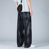 Spodnie jeansowe z szerokimi nogawkami Wiosna Jesień Spodnie męskie Neutralne Casual Moda uliczna Spodnie oversize Jeansy Outdoor Moda