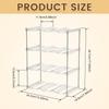 4 Layer Clear Water Bottle Organizer Stackable Water Bottle Holder Plastic Fridge Wine Rack Storage Organizer for Cabinet Pantry