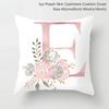 45X45Cm Pink Letter Cushion Pillowcase Decorative Sofa 40X40Cm Pillow Cases Autumn Decoration