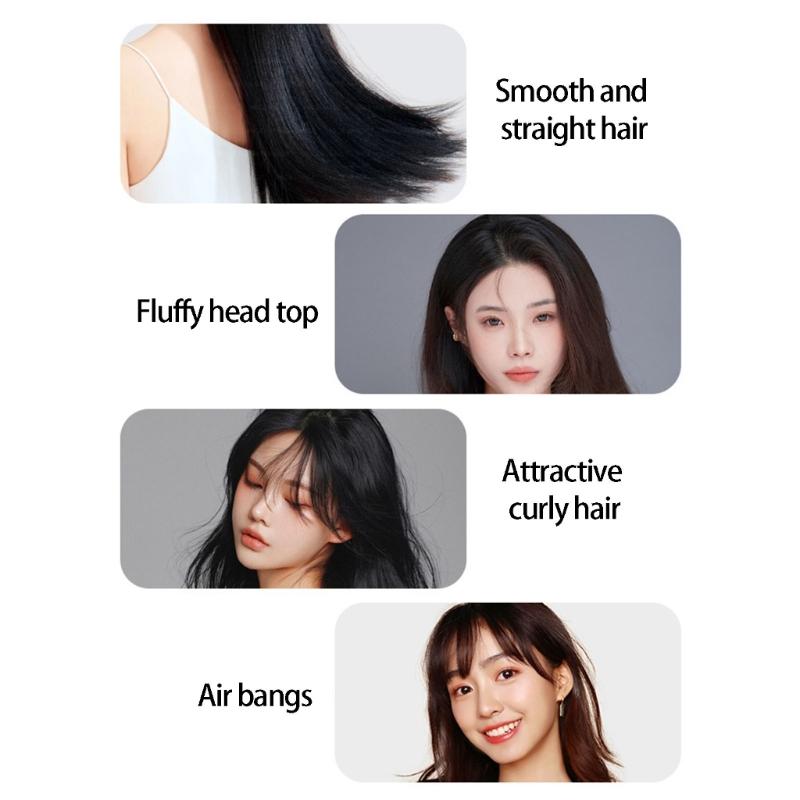 Small Travel Friendly Straightening Brush With MCH Ceramic Heating Technology And USB C Charging