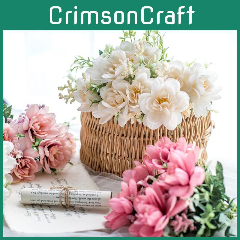 Elegant Fake Flower Bunch With Realistic Appearance For Garden And Party Decor