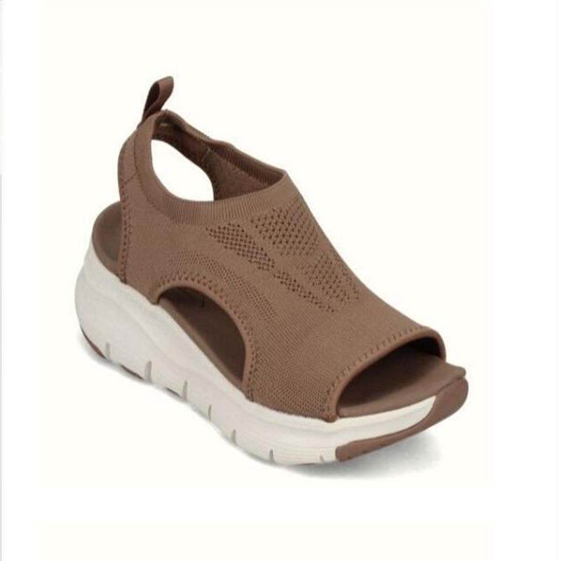 Herbst Fischkopf lässiger Ärmel Mode Sandalen niedriger Absatz Damenschuhe Ursprung große Größe Sport Freizeitschuhe