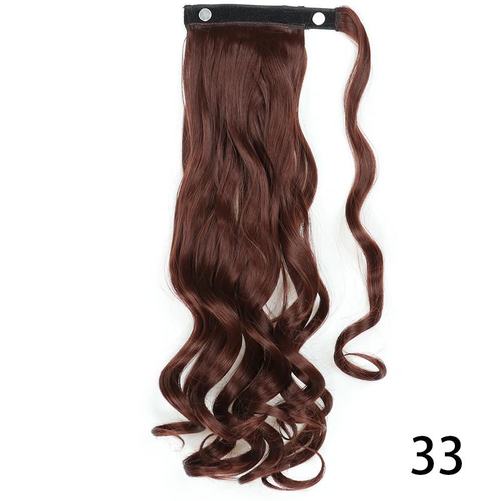 MISS WIG Women Synthetic Long Straight Ponytail Extensions Heat Resistant Hair 22 and 34 Inch Wrap Around Pony Hairpiece for Women