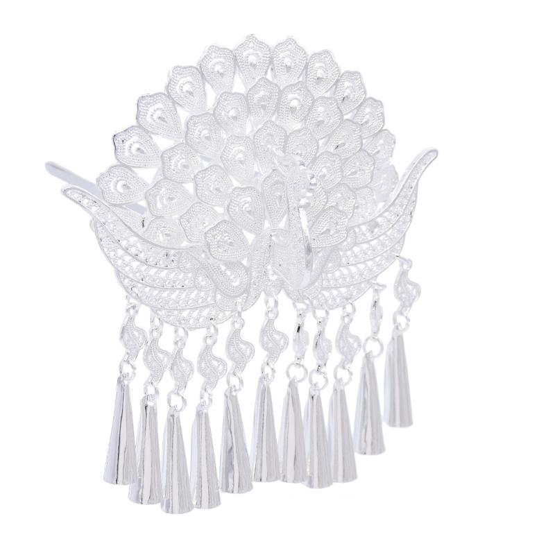Glinting Tassels Hair Jewelry Queen Headdress for Pageant Proms Bridal Wedding Bridal Wedding Headwear