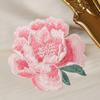 Chinese Style Peony Flower Embroidered Patches Sew On Clothes Patches  for Cheongsam