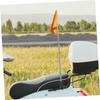 COSMEVIVI 2pcs Bike Flagpole Flag Pole for Bike Bicycle Handlebar Flag Pole Portable Flag