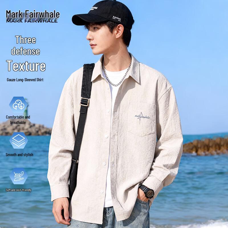 Mark Fairwhale Men s Long-Sleeve Business Casual Shirt 2XL
