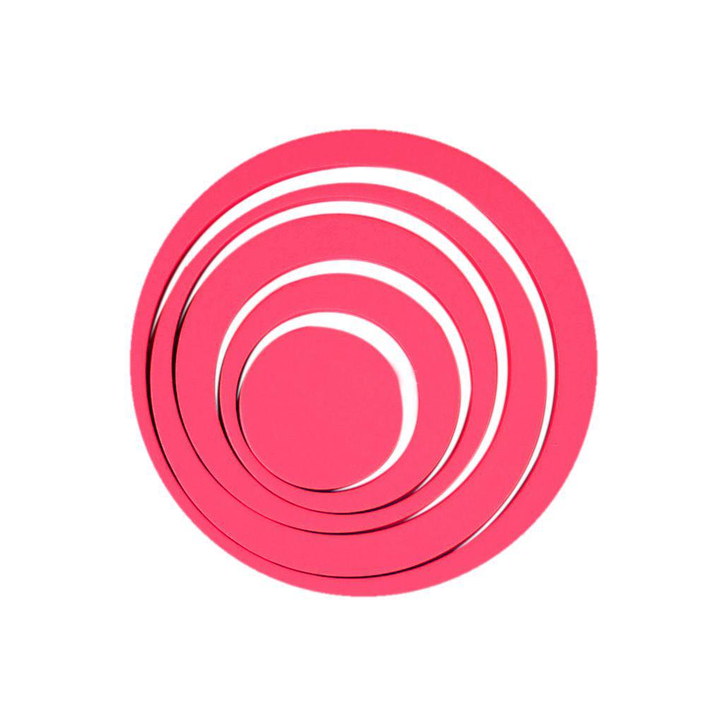 DIY 3D Circles Ring Wall Stickers Indoor Home Decoration Removable New