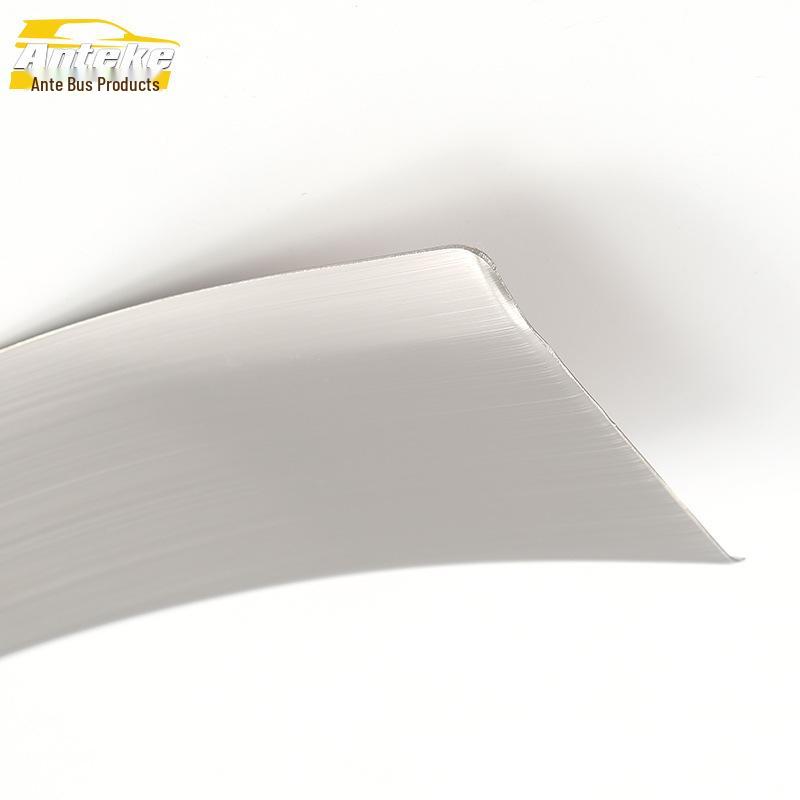 Octavia Sill Strips: Stainless Steel Protective Trim for Welcome Pedal, Anti-Scratch Bumper Modification.