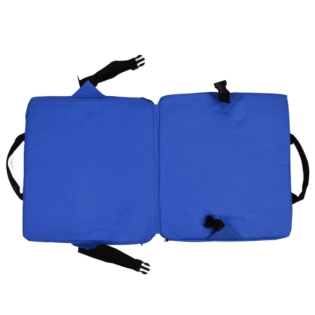 Chair Cushion Foldable Portable Soft Comfortable St Cushion with Backrest for Outdoor Camping Hiking Stadium  