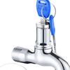 Garden Tap Lockable Faucet with Key, , Replacement, Water Outdoor for Workshop, Public