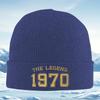 The Legend  vintage design Unisex Women Unisex Knitted Hat Beanie Pullover Cap Winter Thermal Warm Christmas Outdoor Cycli