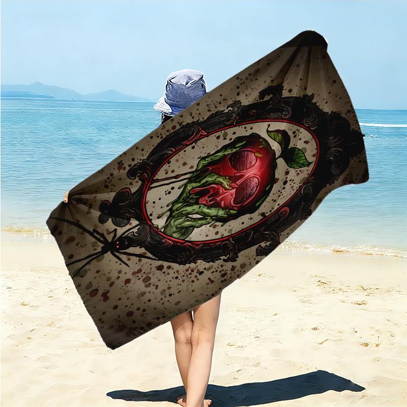 Purple Ghostly Dreamscape Towel Large Quick-Drying Microfiber Soft S-Square Pants-s Beach Towel for Travel Fitness Bathing Camping. 0730s148