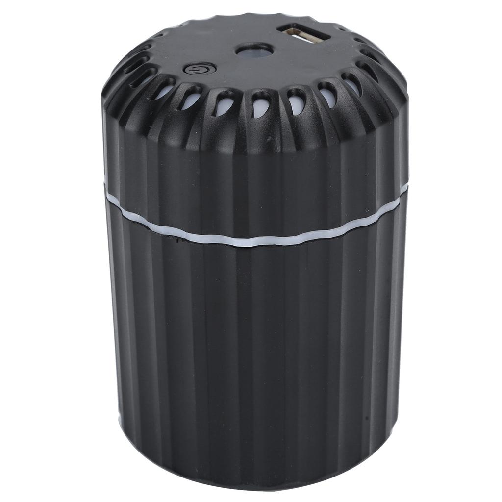 Portable Mini Humidifier 200ml Large Capacity USB Powered Mute Humidification for Home OfficeBlack