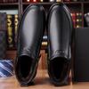 Men's Velvet-Inside High-Top Warm Slip-On Leather Shoes