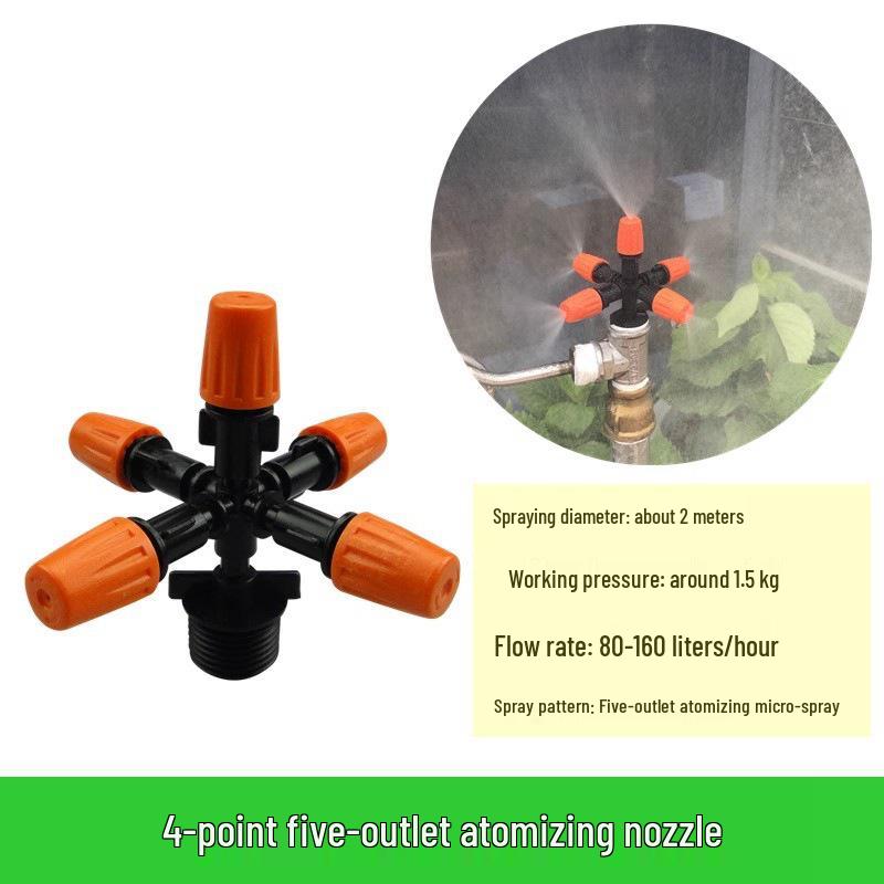 360° Rotating Micro-Spray Upside Down Greenhouse Irrigation Sprinkler