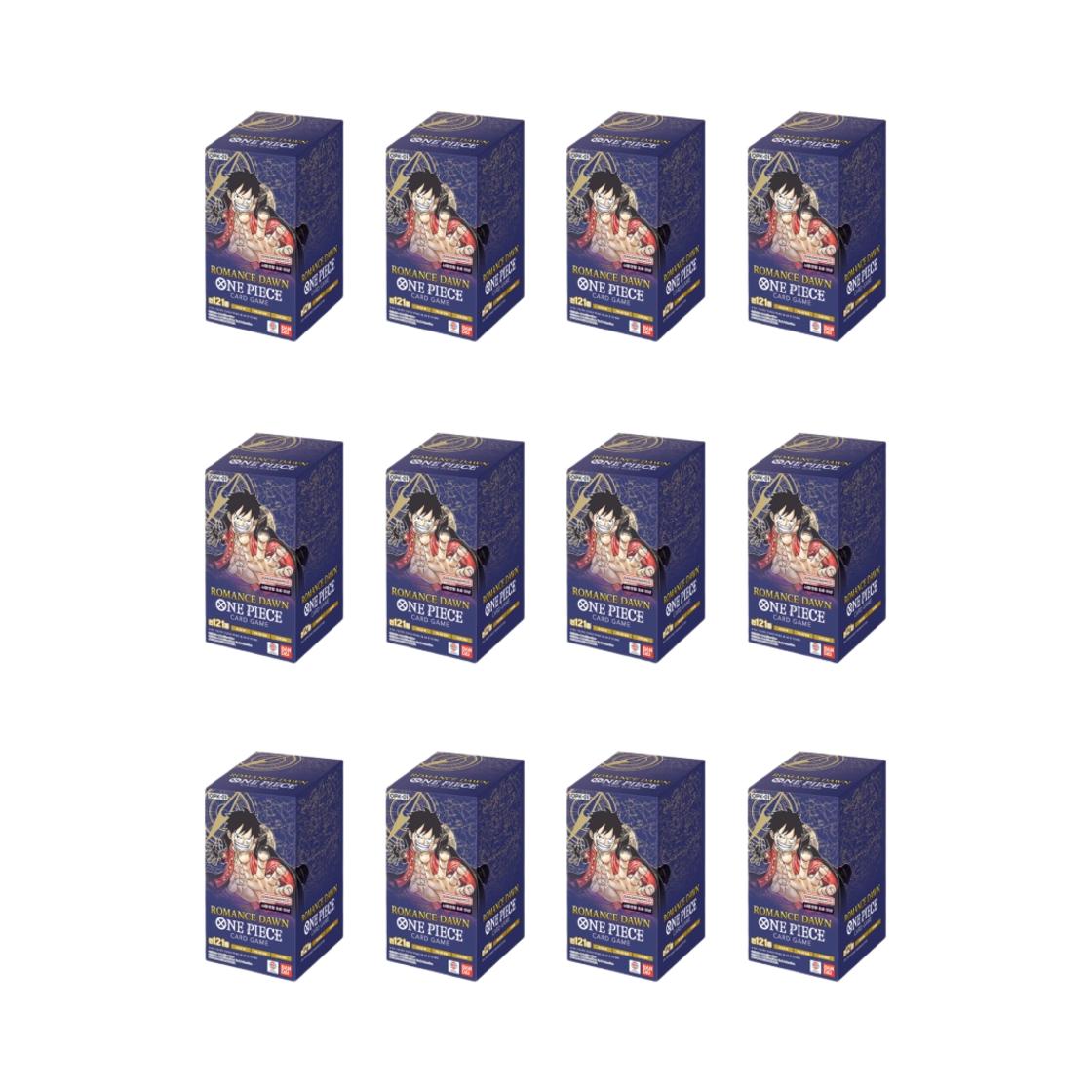 Bandai One Piece Card Game OPK-01 Romance Dawn Carddass Booster 12 Boxes (Pack of 300/Korean Ver.) ONE SIZE