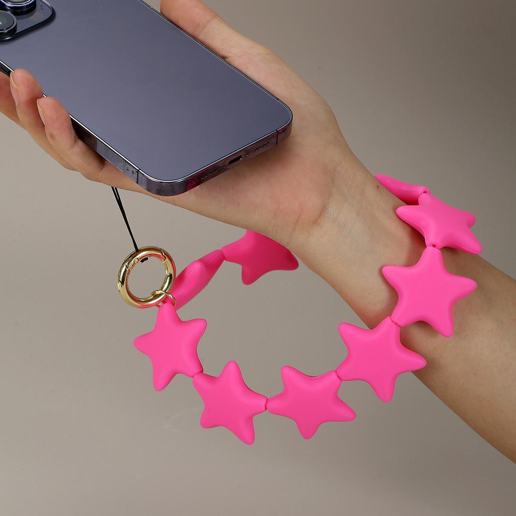 Cute Cartoon Star Pendant Keychain Silicone Colorful Stars Woman Key Chain For  Men Women Bag Charm Accessories Gifts