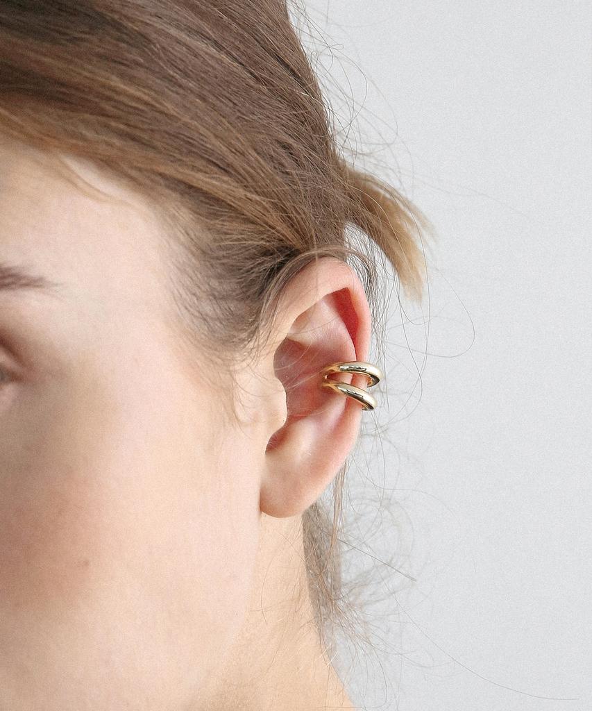 Lazydawn Double Ring Ear Cuff C018