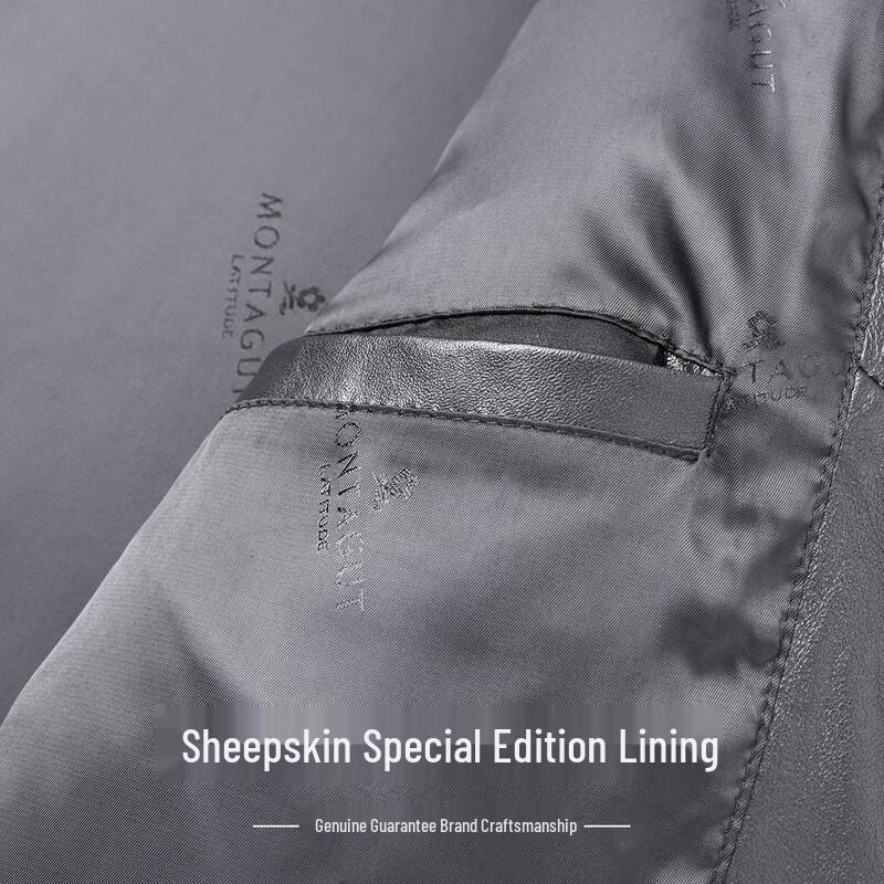 MONTAGUT Men's Lambskin Leather Jacket