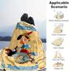 1pc, Pinocchio & Friends Blanket Seasonal Throw for All Seasons, Living Room, Travel, Outdoor Blankets, Camping