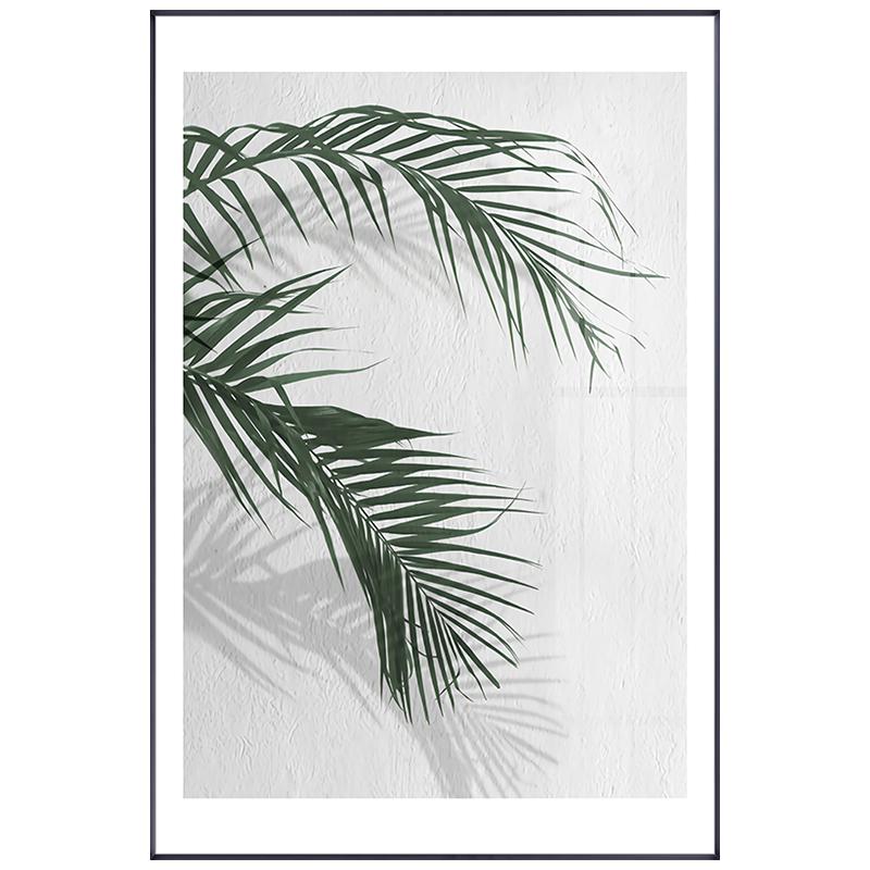 

Современные зеленые листья, холст, живопись, постеры и принты, свежие художественные настенные панно для гостиной, спальни, столовой, домашний декор 21*30cm