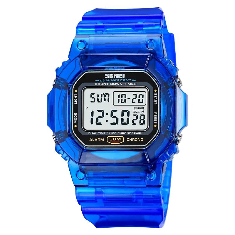 SKMEI 1999 Multifunctional Down Date Wristwatch reloj hombre Back Light Display Stopwatch Digital Watch Mens 5Bar Waterproof