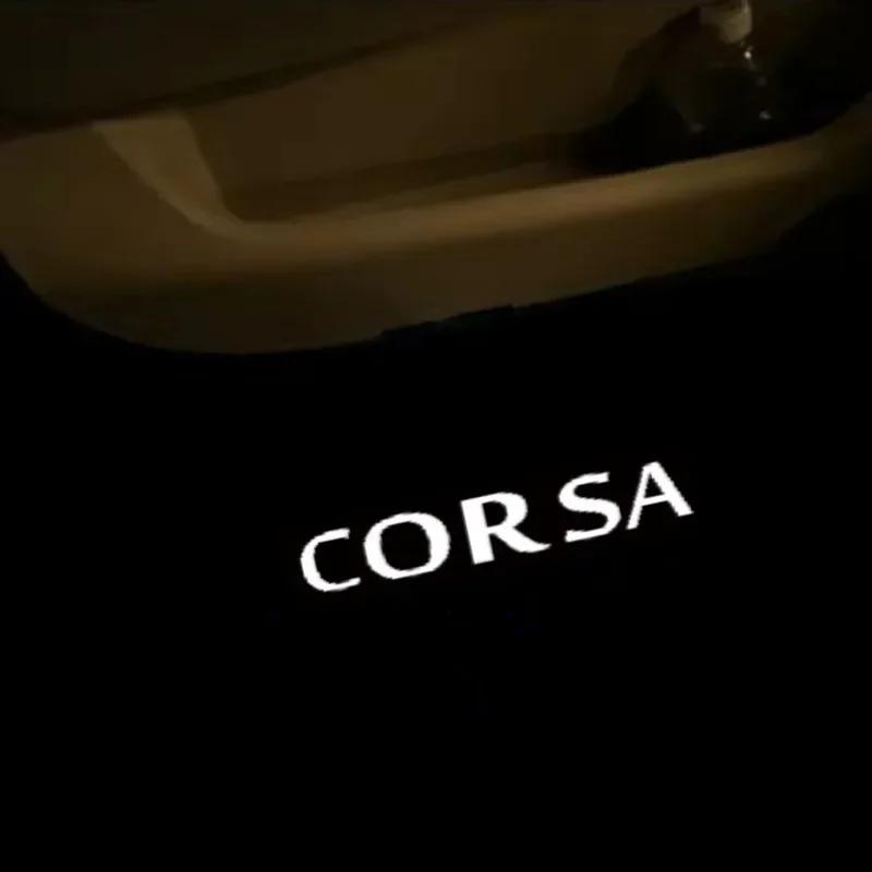 

2PCS Car Led Welcome Lights Courtesy Projector Ghost Shadow Logo Emblem Light For Opel Astra F G H J K Corsa B C D E F 2024-2008 2PCS