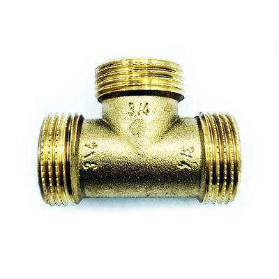 Brass Tee 3/4"" Male/Female/Male